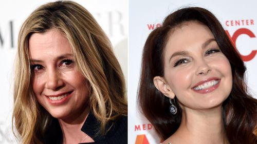 Mira Sorvino and Ashley Judd have accused Harvey Weinstein of sexual misconduct. (AAP)