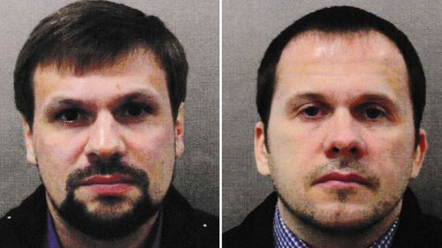 Alexander Petrov and Ruslan Boshirov, who heve been charged in relation to the attack on Sergei Skripal and his daughter Yulia.