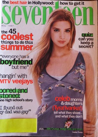 Ivanka appeared in a feature about celebrity mothers and their daughters. Mother Ivana used to model.