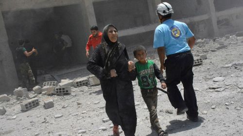 The White Helmets is an organisation of volunteers that since 2013 took on the task of rescuing the survivors and salvaging the dead in war-ravaged held areas. (Image: AP)