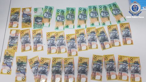 A large amount of cash was also seized by officers conducting search warrants.