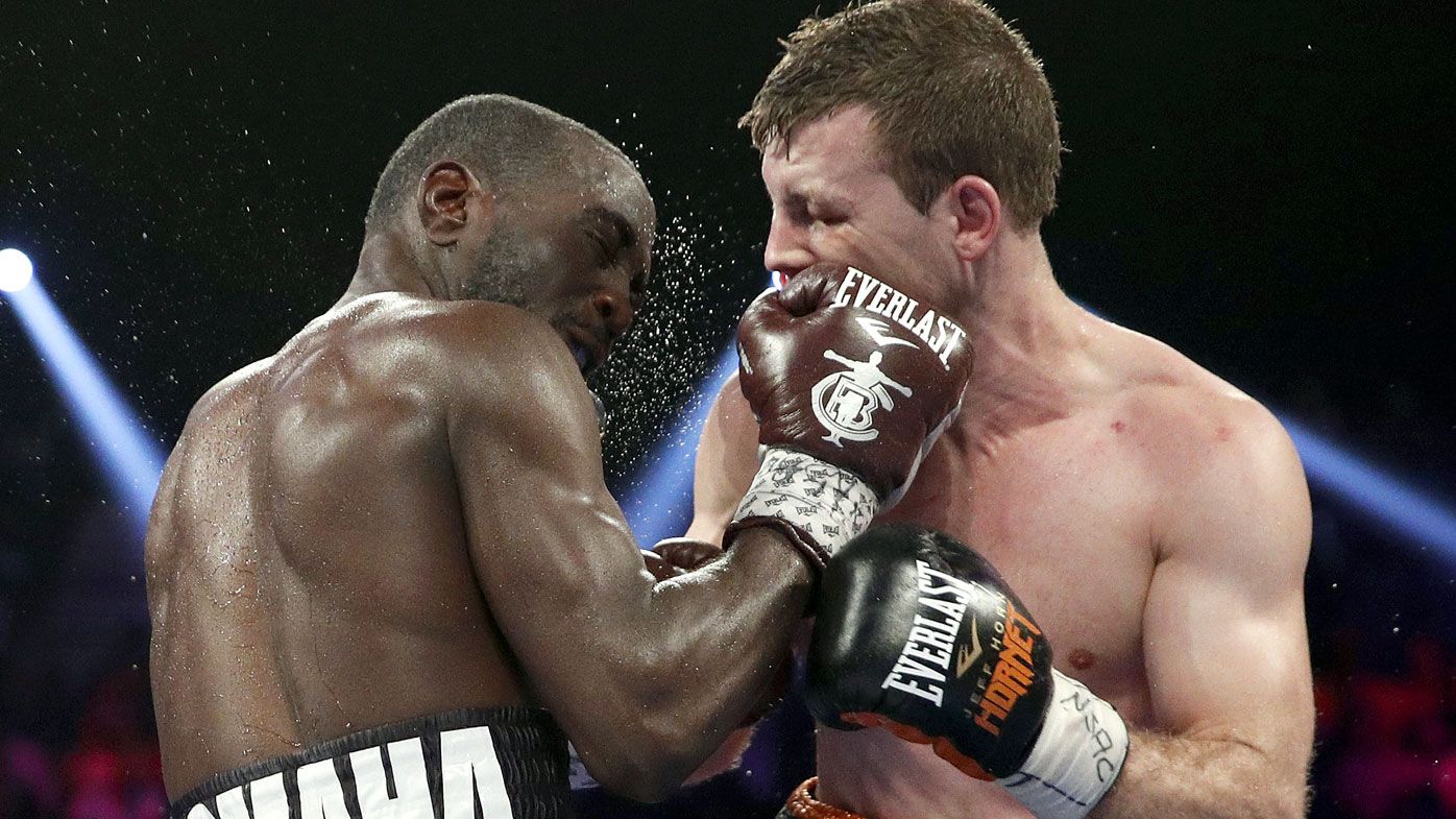 Jeff Horn's trainer claims referee stopped title fight against Terence Crawford too soon