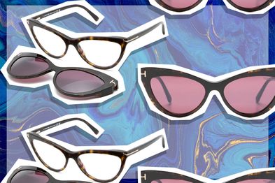 9PR: TOM FORD Eyewear cat-eye double-frame sunglasses
