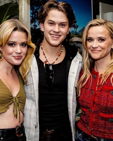 Ryan Phillippe with sister and mum, Reese Witherspoon.