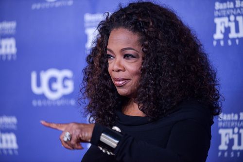 Oprah Winfrey has tweeted about the fire threat to her Montecito home. (AAP)