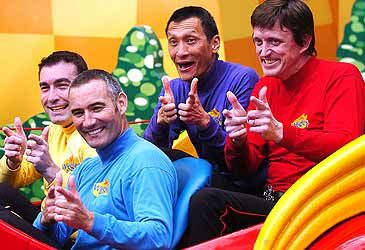 Two of the Wiggles' founding members were previously in which rock band?