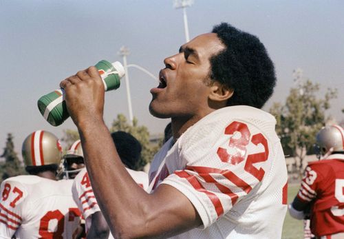 Simpson in his playing days with the San Francisco 49ers in 1978. (AP)