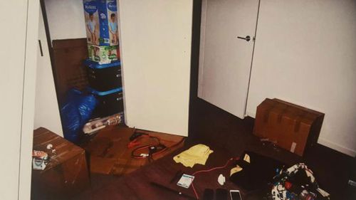 The room where the teenage babysitter was held (SA Police).