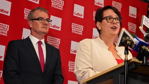 Penny Sharpe is the interim Labor leader after Michael Daley stepped aside.