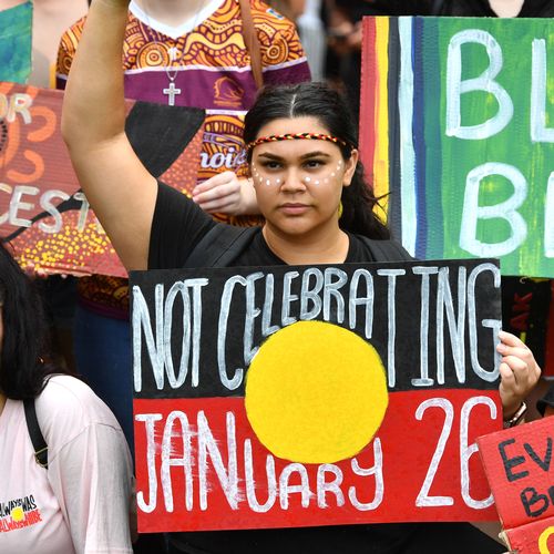 Invasion Day protesters 