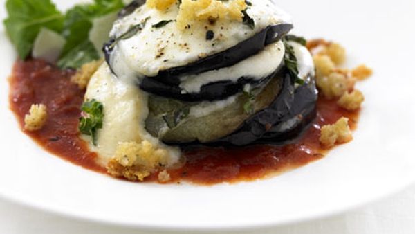 Roast eggplant