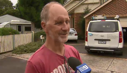 Surprisingly upbeat about the scary ordeal, Mr Bourke laughs about running after the thieves in his undies. (9NEWS)
