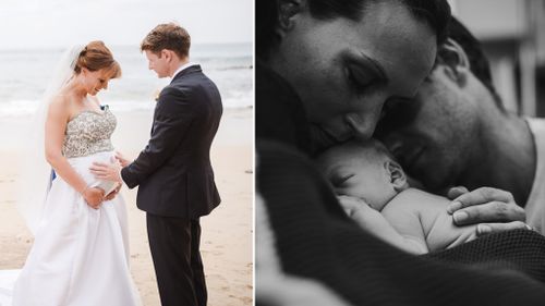 Heartbreaking photos capture Sydney newlywed’s final moments with infant son