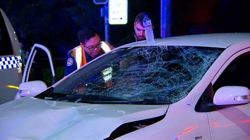 Three people hit by car at pedestrian crossing in Strathfield in Sydney’s inner west