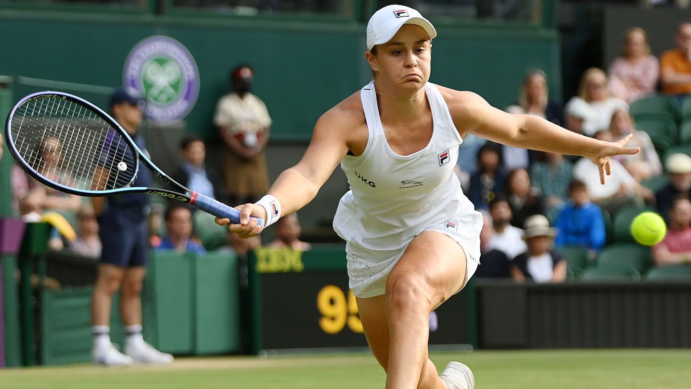 Wimbledon 2021 results  Ash Barty beats Katerina Siniakova in