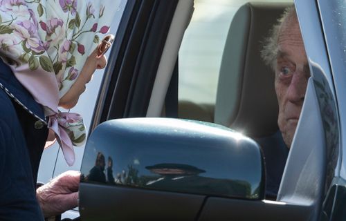 The Duke was attending the Royal Windsor Horse Show. (Getty)