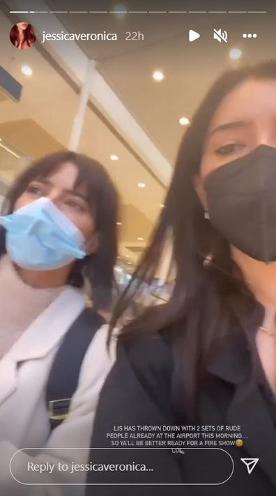 The Veronicas reveal they clashed with 'rude people' at Sydney Airport.
