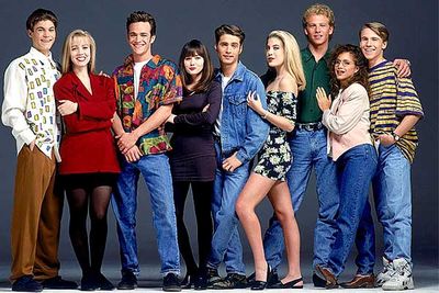 <B>The skinny:</B> The quintessential teen drama, <I>90210</I> started out following the lives of highly attractive teens (except Tori Spelling) living in Beverly Hills, but through the show's 10-year run moved with them into adulthood... and rehab.<br/><br/><B>Why we loved it:</B> The show was an awesomely soapy account of these rich teens' lives as they fell in love, escaped from cults and all developed drug habits, but the real reason teens tuned in was the eye candy (except Tory Spelling). Jason Priestley's eyes, Luke Perry's sideburns and Jennie Garth's low-cut tops were the true stars of this '90s sensation.