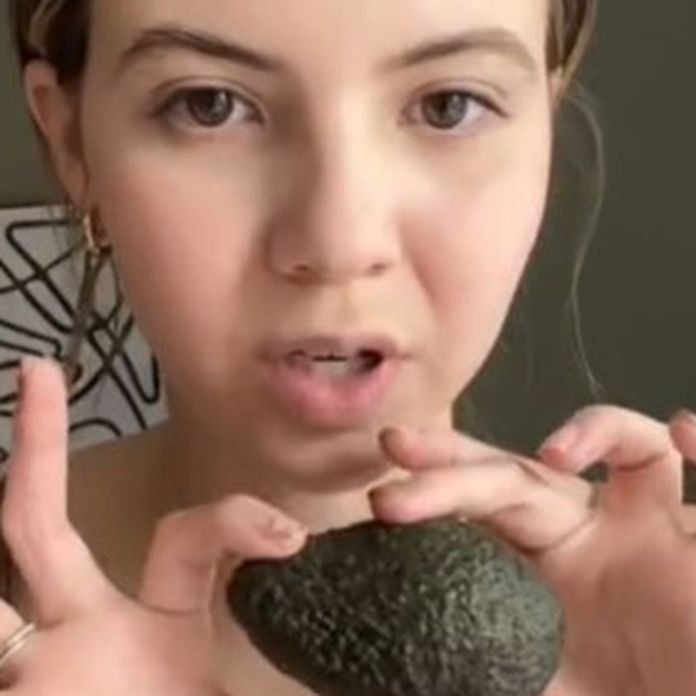 I have lopsided boobs from breastfeeding, so I stuff with avocado