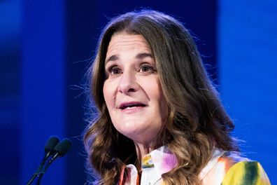 Melinda French Gates speaks at the Clinton Global Initiative, Monday, Sept. 19, 2022, in New York. (AP Photo/Julia Nikhinson)