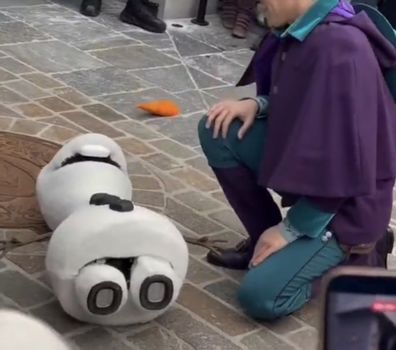 Animatronic character Olaf collapses at Disneyland Paris 