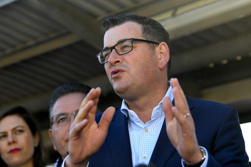 Daniel Andrews insists he's not concerned by his Government's falling popularity. (9NEWS)