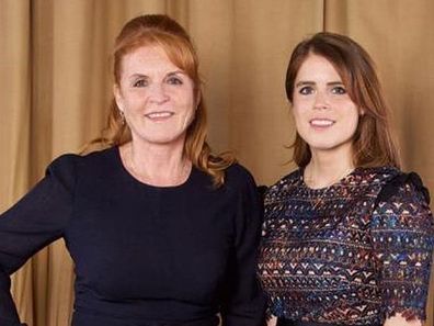 Sarah Ferguson and Princess Eugenie 