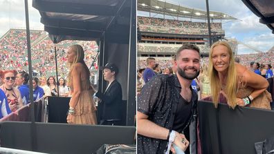 Toni Collette at Taylor Swift concert 