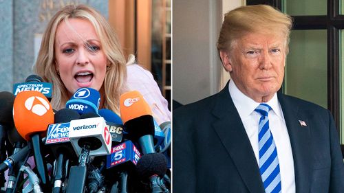 Stormy Daniels alleges she had an affair with Donald Trump more than a decade ago.
