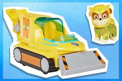 9PR: Paw Patrol Aqua Pups Rubble Transforming Hammerhead Shark Vehicle