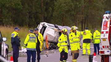 Tea Gardens crash two dead Pacific Highway NSW