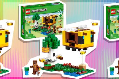 9PR: Lego Minecraft The Bee Cottage Building Toy Set