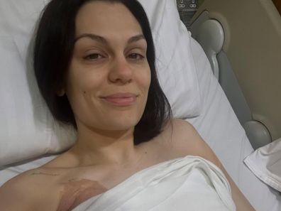 jessie j back in hospital following breast cancer surgery