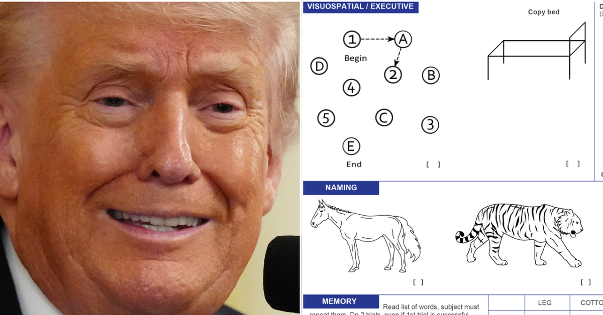 'Not a test of IQ': Doctor who designed cognitive test addresses Trump's boasts