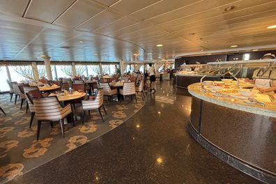 The crew is on standby to assist travellers around the clock. Oceania Cruises Riviera.