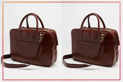 9PR: Double Oak Mills Harry Double Leather Briefcase