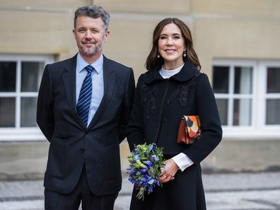 King Frederik X and Queen Mary of Denmark arrive to Amalienborg Museum on March 21, 2024 in Copenhagen, Denmark.