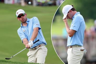 Ben Kohles was distraught after one errant shot cost him big at the Byron Nelson.
