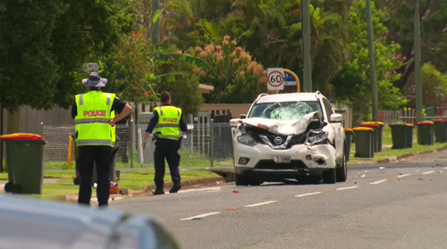 Motorcyclist fighting for life, two teens arrested after crash in Brisbane's east
