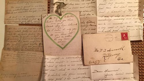 Century-old love letters discovered by homeowner returned to descendants