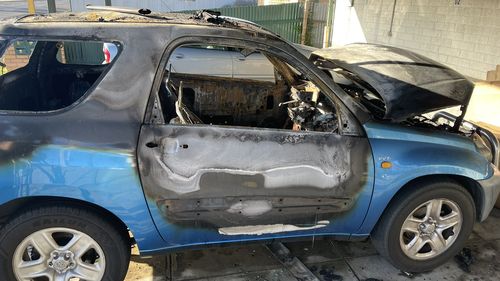 A South Australian woman has been left devastated after her car went up in flames last night.