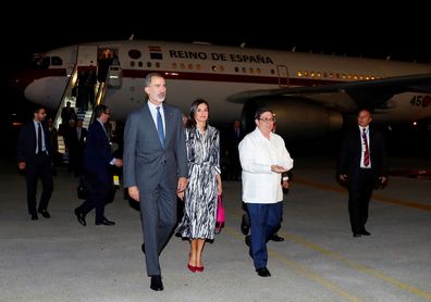 Spain's King Felipe and Queen Letizia arrive in Cuba for historic and controversial royal tour