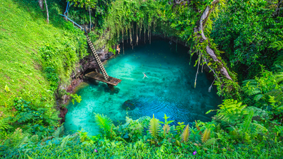 samoa natural swimming pools