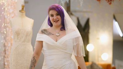Bride Jasz on Say Yes To The Dress With Tan France
