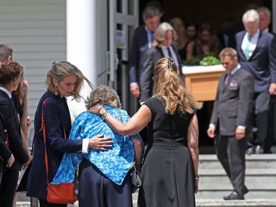 Saoirse Kennedy Hill's funeral.