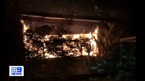 A house has been destroyed by a fire at Elizabeth Downs in Adelaide overnight.