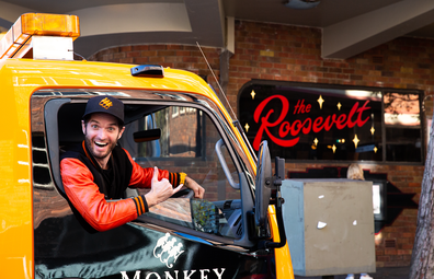 Monkey Shoulder cocktail mixer truck at The Roosevelt in Sydney's Potts Point