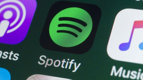 Spotify app on a mobile phone screen