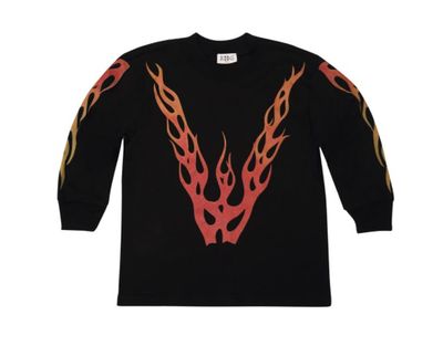 <a href="https://thekidssupply.com/products/fire-long-sleeve-tee-ink" target="_blank">Fire Long Sleeve Tee in Ink, $45.</a>