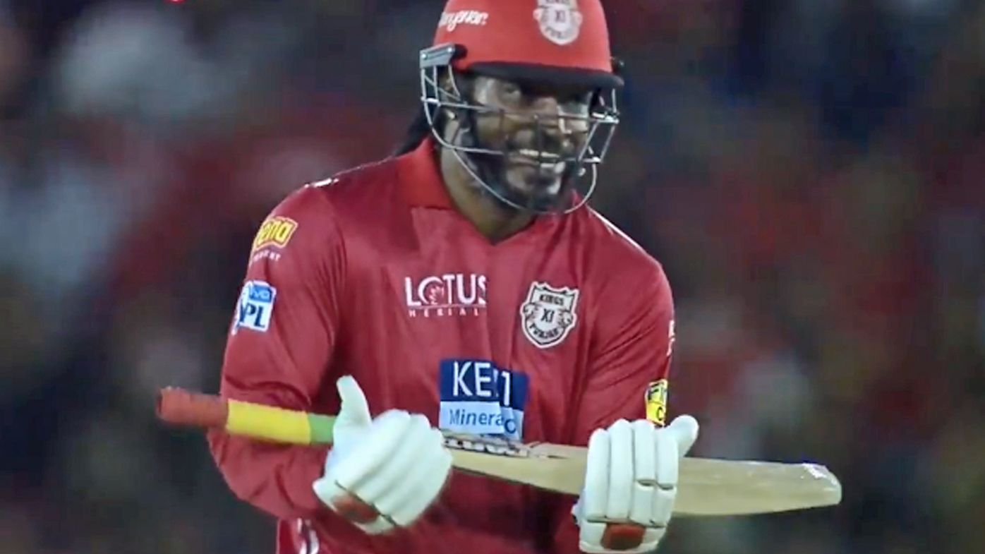 Chris Gayle hits 11 sixes in Kings XI Punjab's IPL win over SunRisers Hyderabad